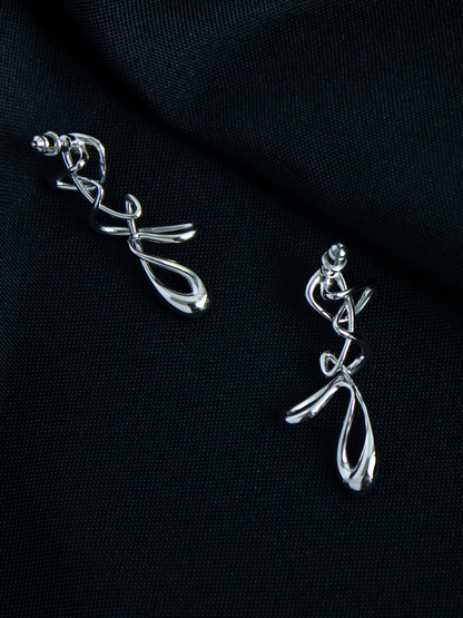 Calligraphy Earrings