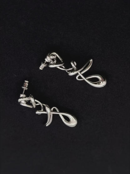 Calligraphy Earrings